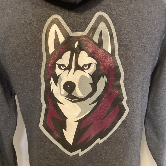 Bloomsburg University Huskies Men’s Hoodie size medium Russell Athletic - Picture 5 of 13